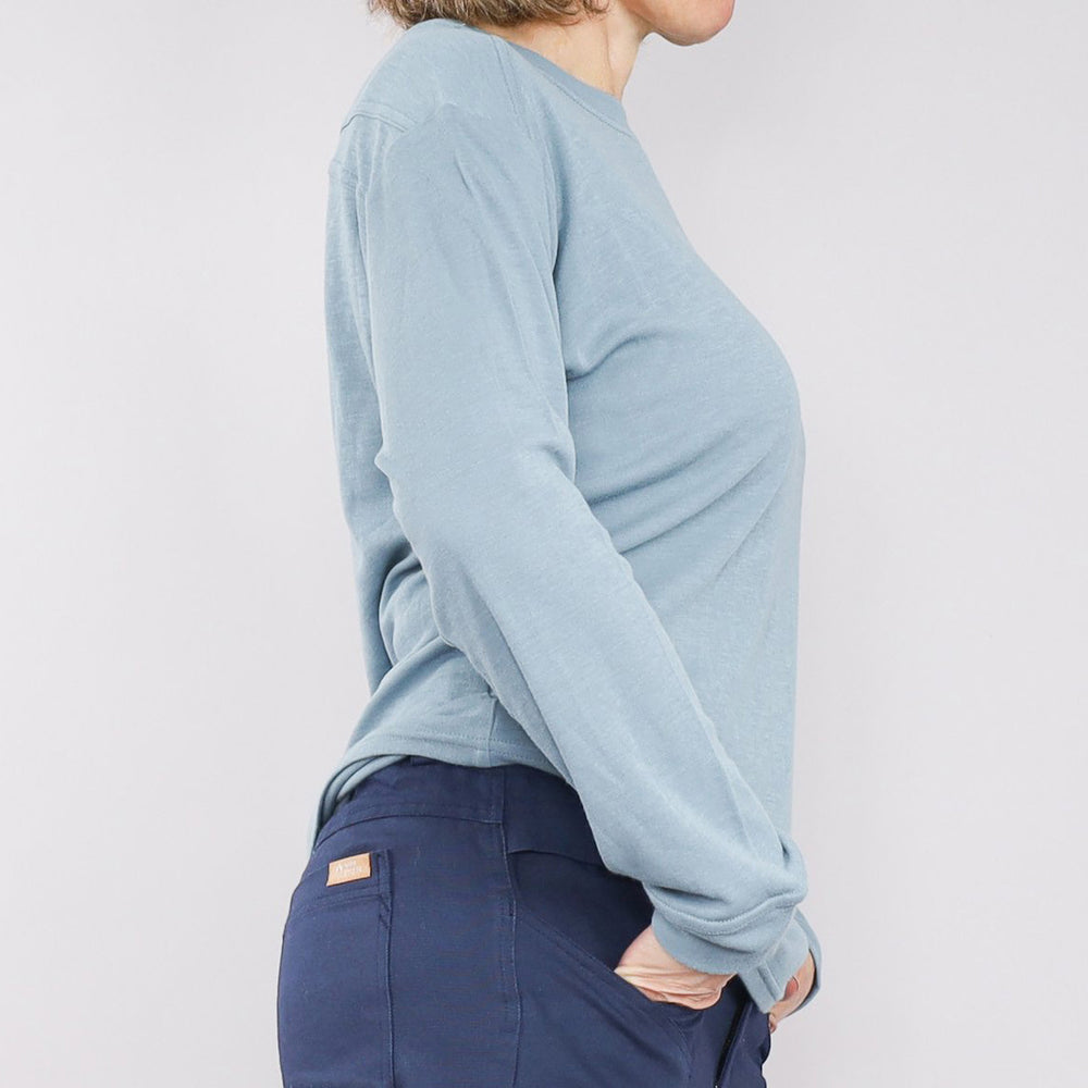 long sleeved FR shirt smoke blue