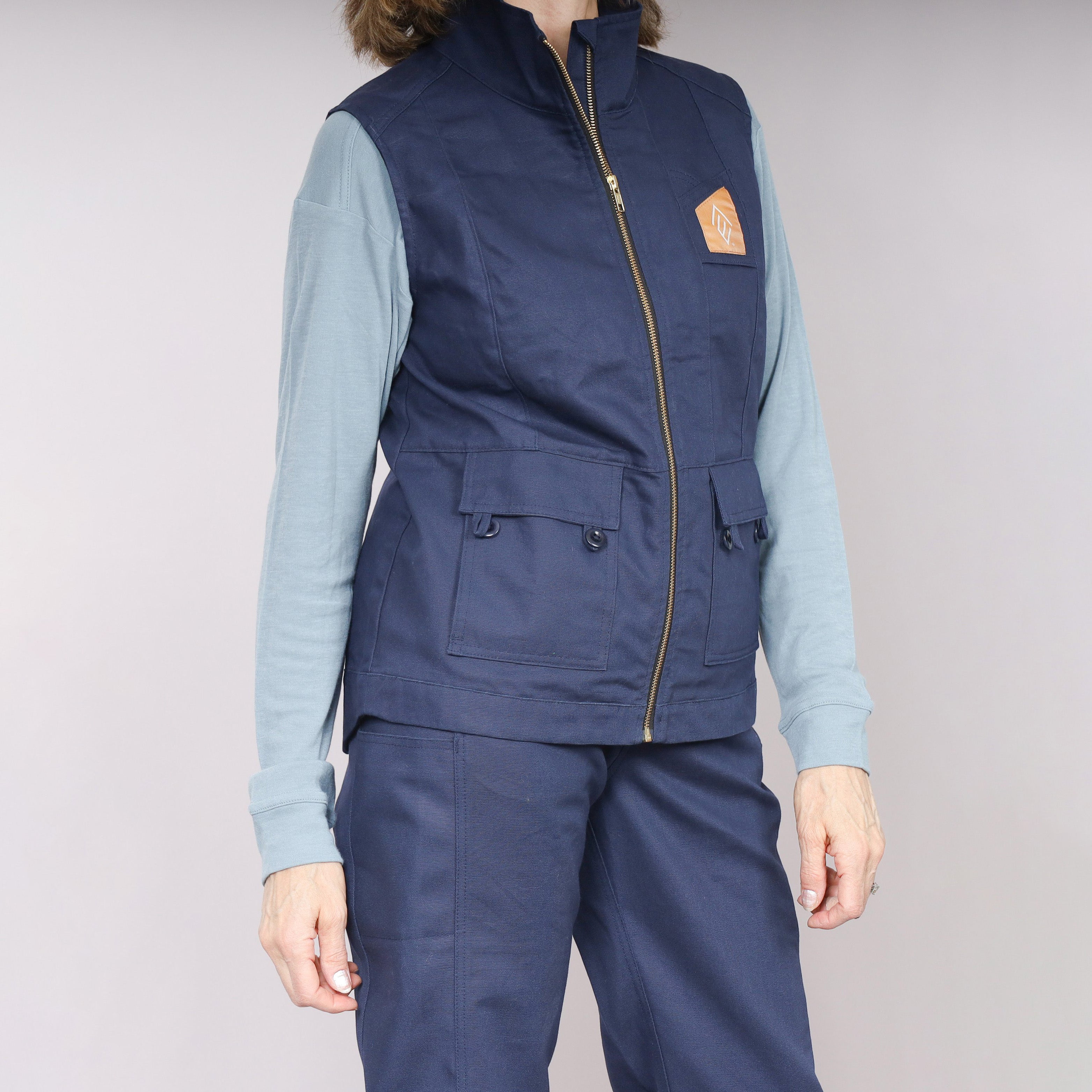 Utility vest with on sale hood